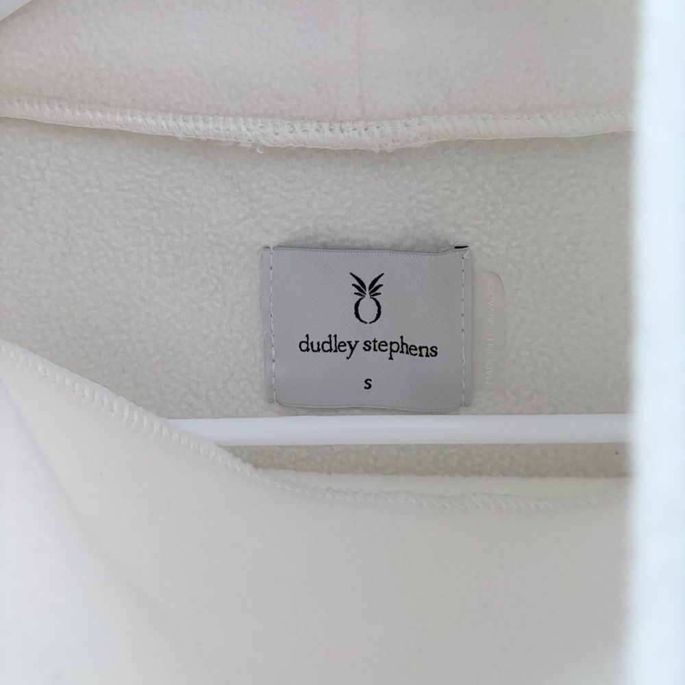 Dudley Stephens Park Slope Fleece | Chic Neutral Minimalist | Small - Picture 3 of 6